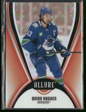 2025-26 Upper Deck Allure Quinn Hughes Red Rainbow #63 Vancouver Canucks