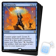 SPELL SWINDLE X4 Mystery Booster/the List Magic MTG MINT CARD
