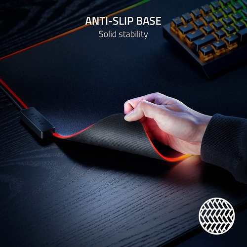 Razer Strider Chroma Hybrid Gaming Mouse Mat with Razer Chroma RGB: Hybrid Soft/ - 第 5/7 張圖片