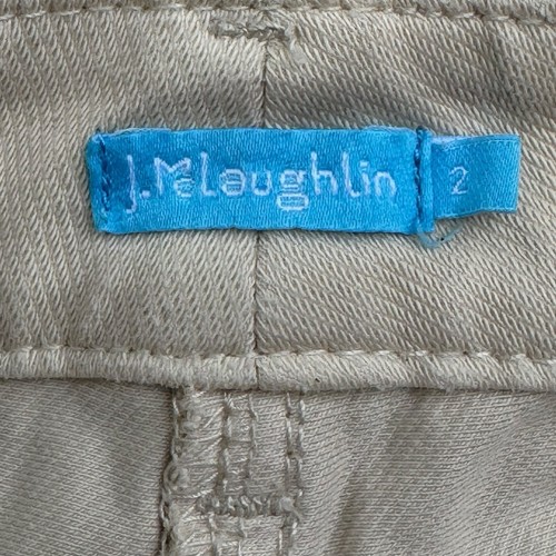 J MCLAUGHLIN Womens 2 Chino Pants Stretch Cotton Straight Leg Flat Front BEIGE - Picture 11 of 16