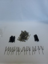 Lot of Over 100 Bobby Pins 3  Brown  Black Some Vintage Some Bun Pins