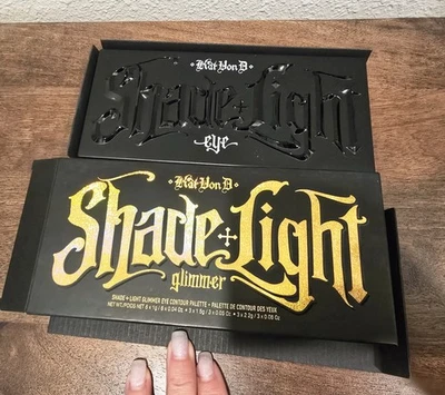 Kat von D Shade Light Glimmer Eye Contour Palette Glitter Eyeshadow Powder - Image 1 of 4