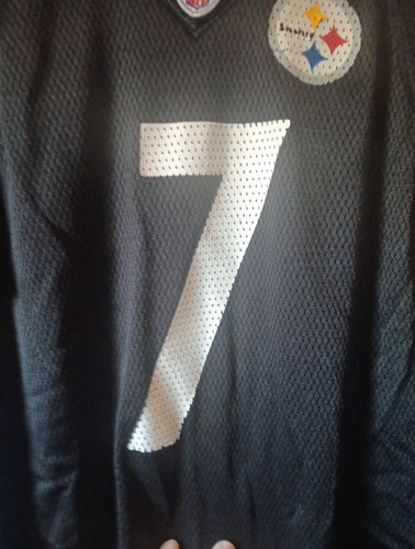 NFL Pittsburgh Steelers Black Ben Roethlisberger Jersey Youth Size XLarge Reebok - Picture 8 of 11