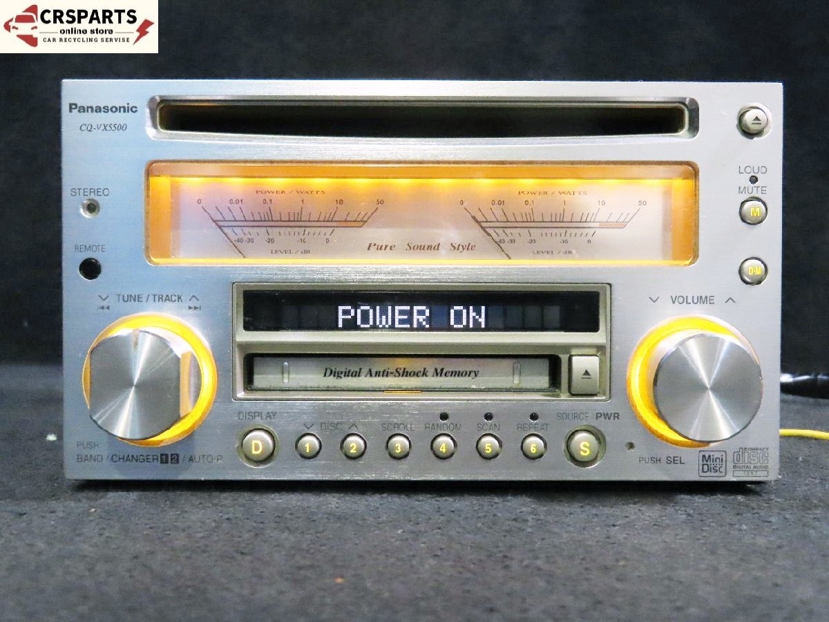 【まぁ出品】Panasonic CQ-VX5500D パナソニック Panasonic CQ-VX5500D CD MD Mini Disc Player Car Audio | eBay