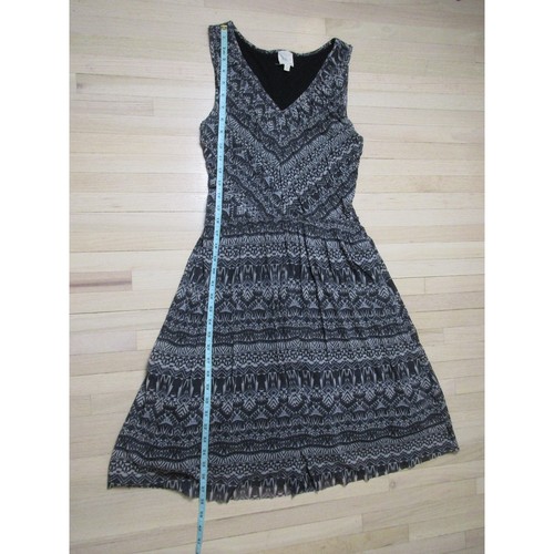 Anthropologie Made in San Francisco Dress Medium Black White Mesh Summer Wedding - Picture 9 of 13