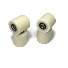4 pcs 2 inch Nylon Roller Wheel with Bearings, CNC Guiding Wheel Flat Belt Id...