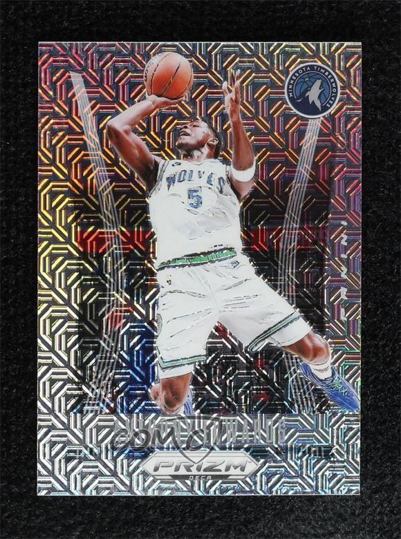 2023-24 Panini Prizm Deca Mojo Prizm 14/25 Anthony Edwards #63