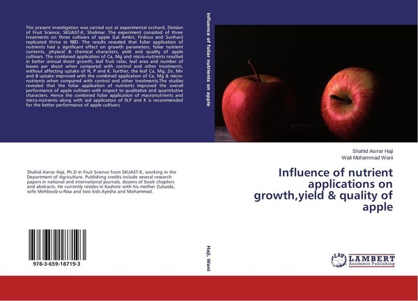 Influence Of Nutrient Applications On Growth,Yield & Quality Of Apple Shahid Asr-image