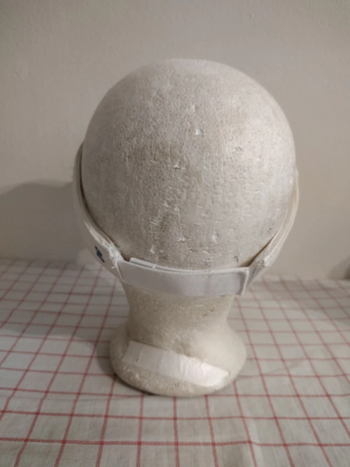 Boné viseira barco cobalto chapéu branco masculino feminino logotipo bordado ajustável - Imagem 4 de 4