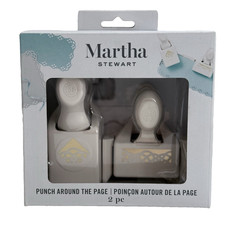 Martha Stewart Swirling Lace Paper Punch Around The Page 2pc NEW IN BOX