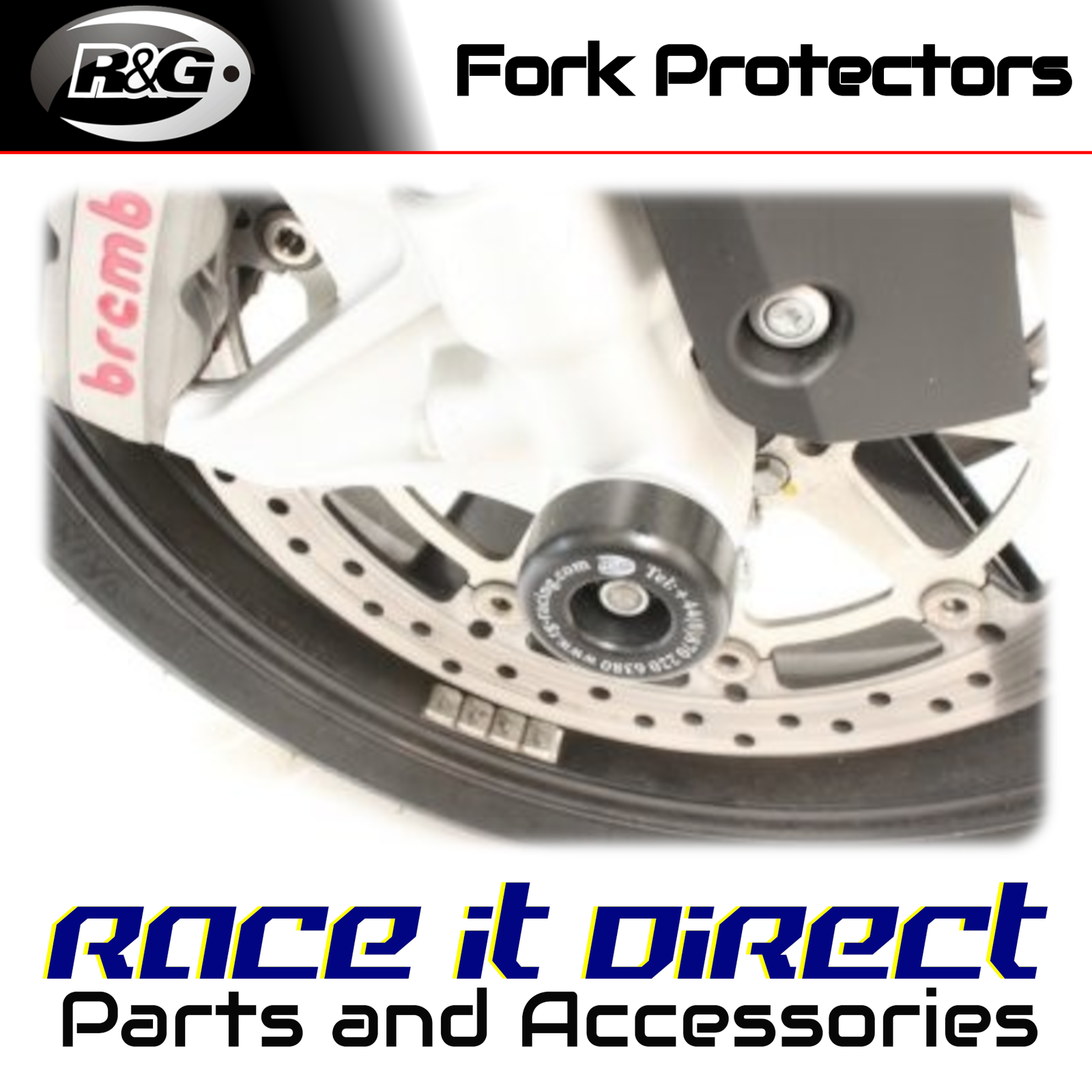 R&G - FP0083BK - Fork Protectors