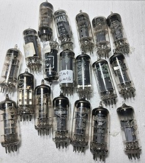 BOX VINTAGE VALVES NEW/USED ECL SERIES CHEAP TO SAVE FROM SCRAP