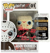 Image of Mike DeLuna signed Funko Pop Figure Jason Voorhees Friday JSA Authentication