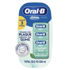 Oral-B Glide Pro-Health Comfort Plus Floss, Mint, 3 Ct 3 Count