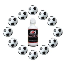 Game Room Guys Soccer Foosballs and Silicone Kit w No Spill Applicator