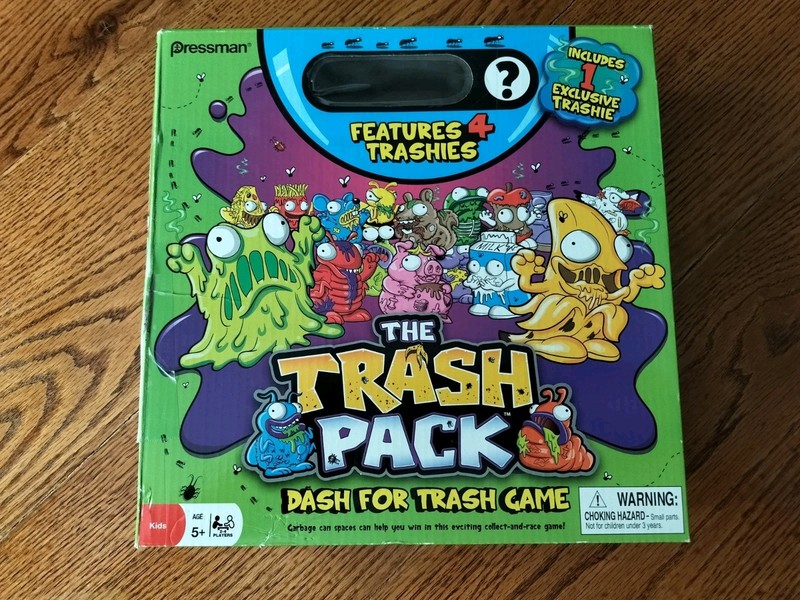 The Trash Pack: Dash For Trash Board Game, Incomplete No Trashies