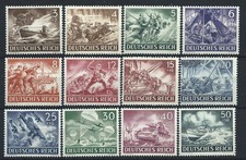 Allemagne Empire N°748/59**/(*) (MNH/MNG) 1943 - Journée des Héros