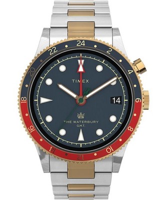 TIMEX WATERBURY TRADITIONAL TWO-TONE MENS WATCH