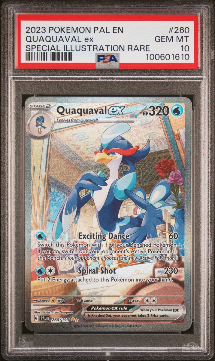 quaquaval pokemon card value Amazon.com: Pokemon - Quaquaval ex 235/193 - Paldea Evolved