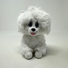 Disney Minnies Happy Helpers Snowpuff Plush Stuffed Animal White Dog Cute 5"