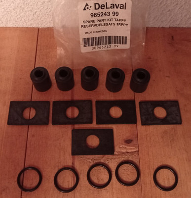 DE LAVAL Satz Dichtungsringe für Vakumanschluss Lufhahn   Nr. 0096524399 ALFA