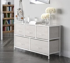 Rebrilliant Novahlee 5-Drawer Double Dresser