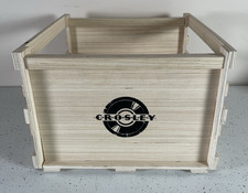 Crosley Square Stackable Record Storage Crate Holds up 40 Albums