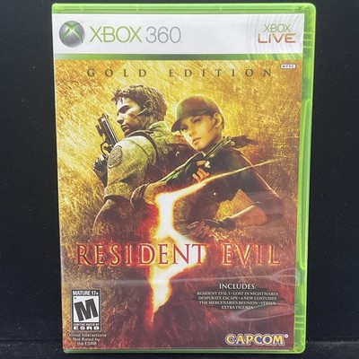 Resident Evil 5 Gold Edition (Xbox 360) Tested & Working CIB Clean 1 YR Warranty
