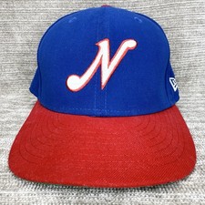 Nashville Sounds Blue New Era 59Fifty Fitted Size 7 1/4 Hat Throwback Logo