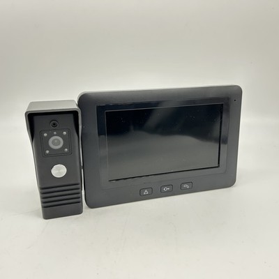 EURA WHITE Vdp-45A3 Alpha Video-Gegensprechanlage, weiß, 1 Monitor