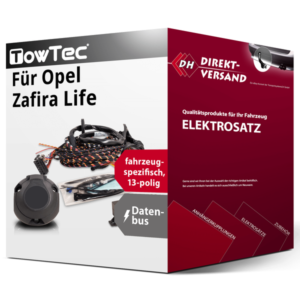 E-Satz 13Polig Spezifisch für Opel Zafira Life 03.2019-Jetzt Top-image