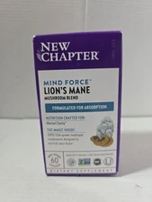 New Chapter Lion's Mane + Reishi Mushroom Blend Mind Force Exp 02/2028