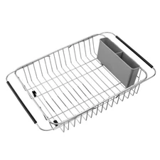 Expandable Dish Drying Rack,Dish Drainer,Dish Plate Holder Basket in Sink or ...