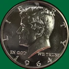 1964 Kennedy Half Dollar Silver Proof PF Coin #43408