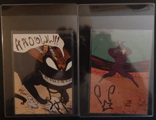 2 RARE Paul Pope Numbered & Signed 1996 THB Trading Cards - CARDS OUT OF 100!!!