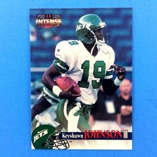 Keyshawn Johnson 1996 Pro Line II Intense Rookie Card #82 NFL Jets Buccaneers . rookie card picture