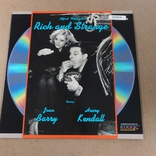 Rich And Strange Laserdisc Ld Movie
