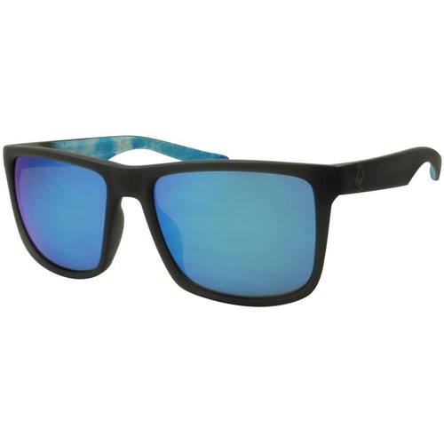Dragon Meridien LL Sunglasses Matte Grey Permafrost Blue Ion Luma Lens 42004-030 - Picture 2 of 5