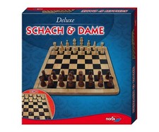 Simba Deluxe Holz - Schach & Dame - 606104577
