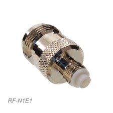 FME Female to N Female 50-ohm Coax Antenna Adapter, CablesOnline RF-N1E1