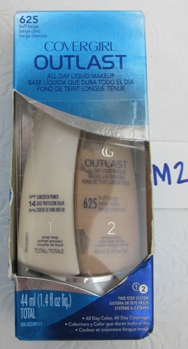 Cover Girl Outlast Liquid Makeup Two Step System BUFF BEIGE Exp 6/07 - Picture 2 of 10
