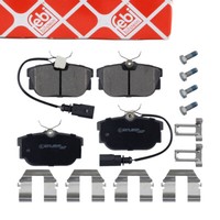 febi BremsbeläGe + Warnkontakt FüR VW Transporter Calfornia T4 Sharan 7M Hinten