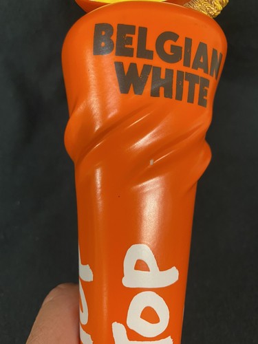 SHOCK TOP BELGIAN WHITE Beer Tap Handle 12" Tall Mohawk Guy FREE SHIP - Picture 11 of 18