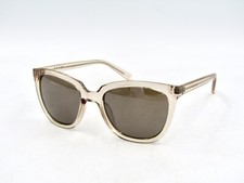 Calvin Klein Womens Cat Eye Sunglasses, 290 Crystal Smoke, 55-21-135 150