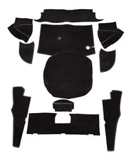 Carrelli Hessian Backed Interior Boot Carpet Set Fits MGB Roadster 1962-1981