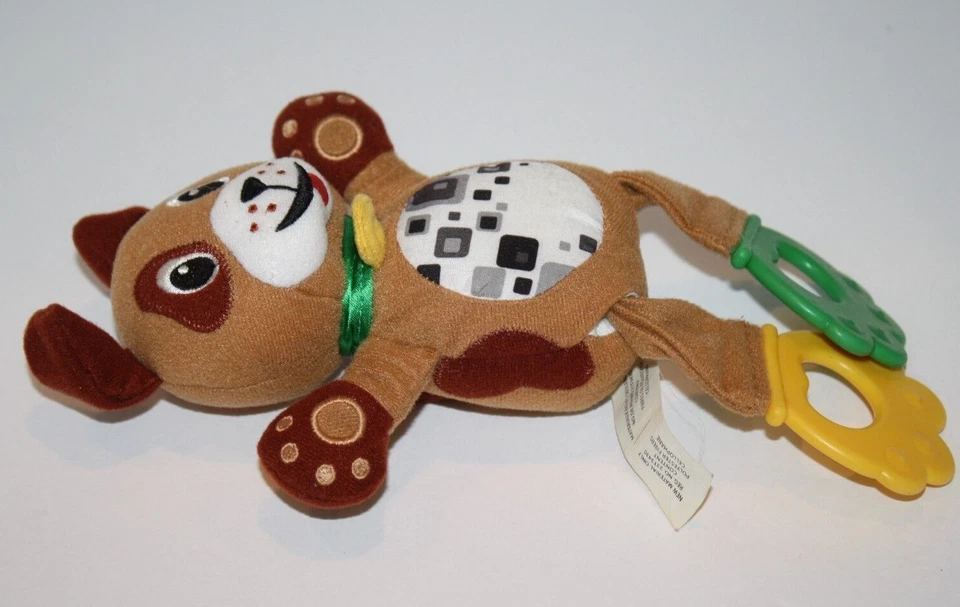 Niños II Bebé Einstein Cachorro Perro 10" Dentición Arrugado Mordedor Tirador Anillos Juguete Suave Foto 2 de 4