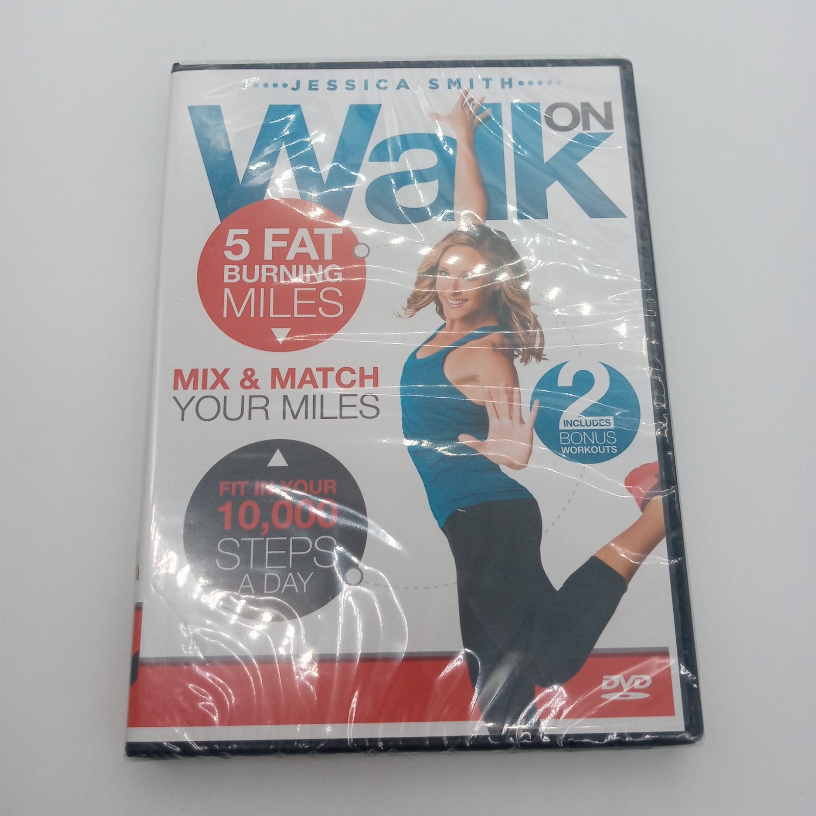 Jessica Smith Walk On 5 Miles Fat Burning Walking Exercise DVD Weight