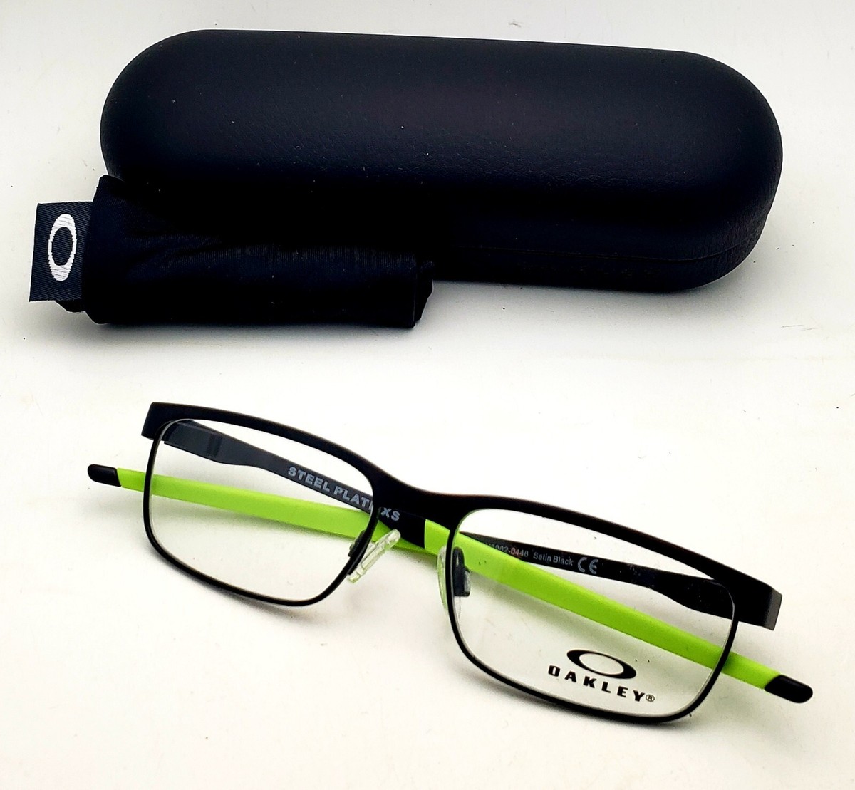New OAKLEY Kids Eyeglasses STEEL PLATE XS OY3002-0448 48-15 Black