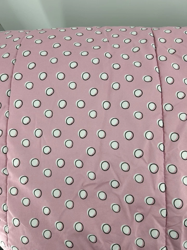 Juego de edredón completo de ropa de cama CAT de 14 piezas y 4 pinturas originales corazones ROSADOS REVERSIBLES Foto 4 de 4