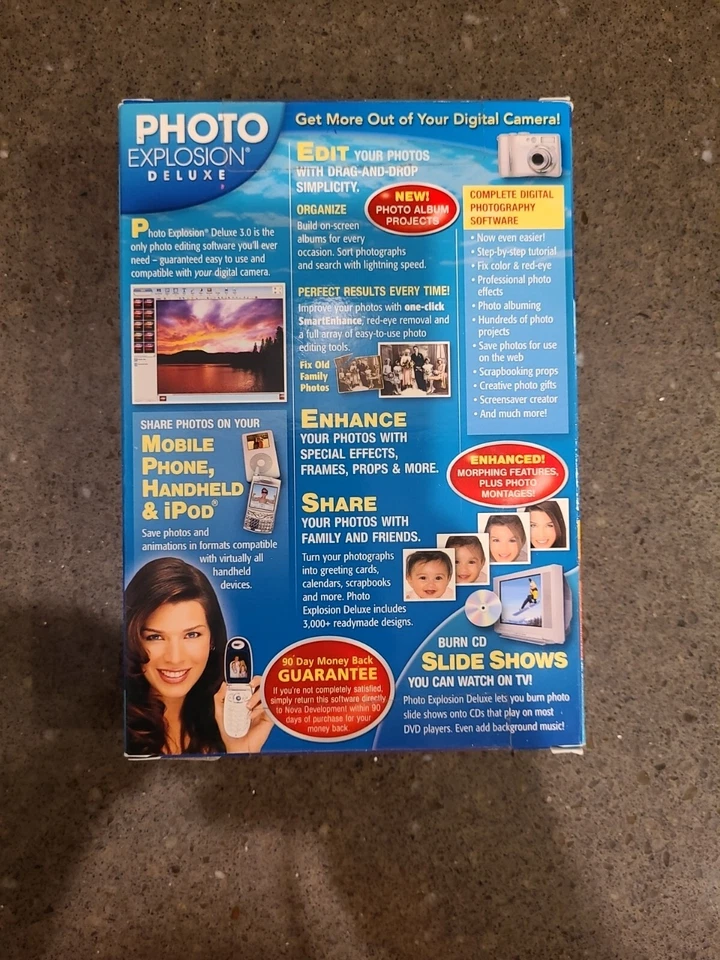 Nova Photo Explosion Deluxe Vers 3 Complete Digital Photo Studio 4 Disk & Manual - Image 3 of 4